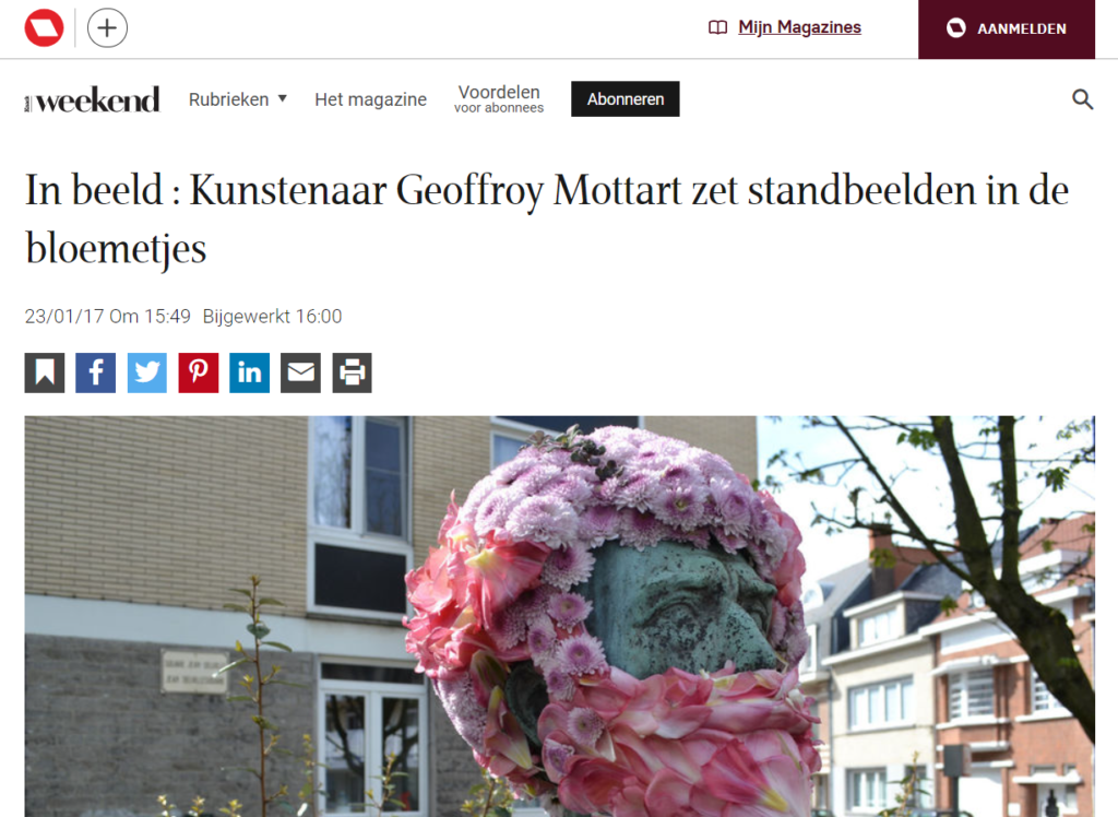 /weekend.knack.be lifestyle maatschappij in beeld kunstenaar geoffroy mottart zet standbeelden in de bloemetjes diaporama normal cookie check